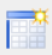 A sun on a calendar
Description automatically generated